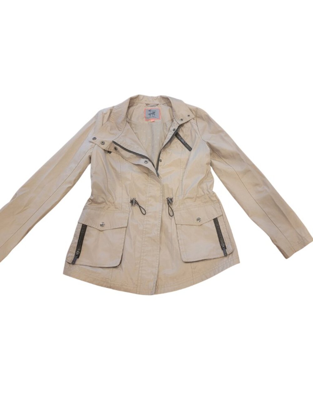 Circus by Sam Edelman Khaki Tan Utility Moto Jacket - Picture 2 of 11